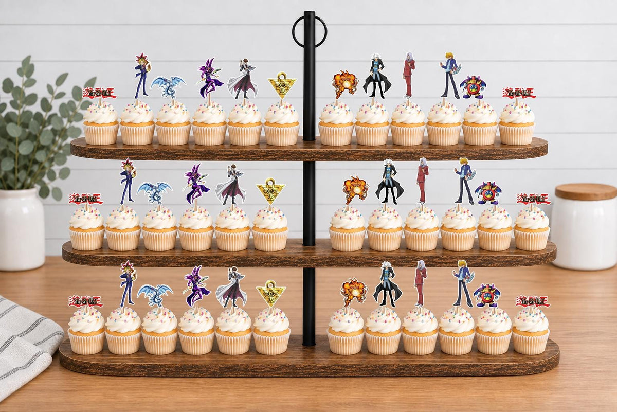 Yu-Gi-Oh! Cupcake Toppers 12pc, 24pc, 36pc