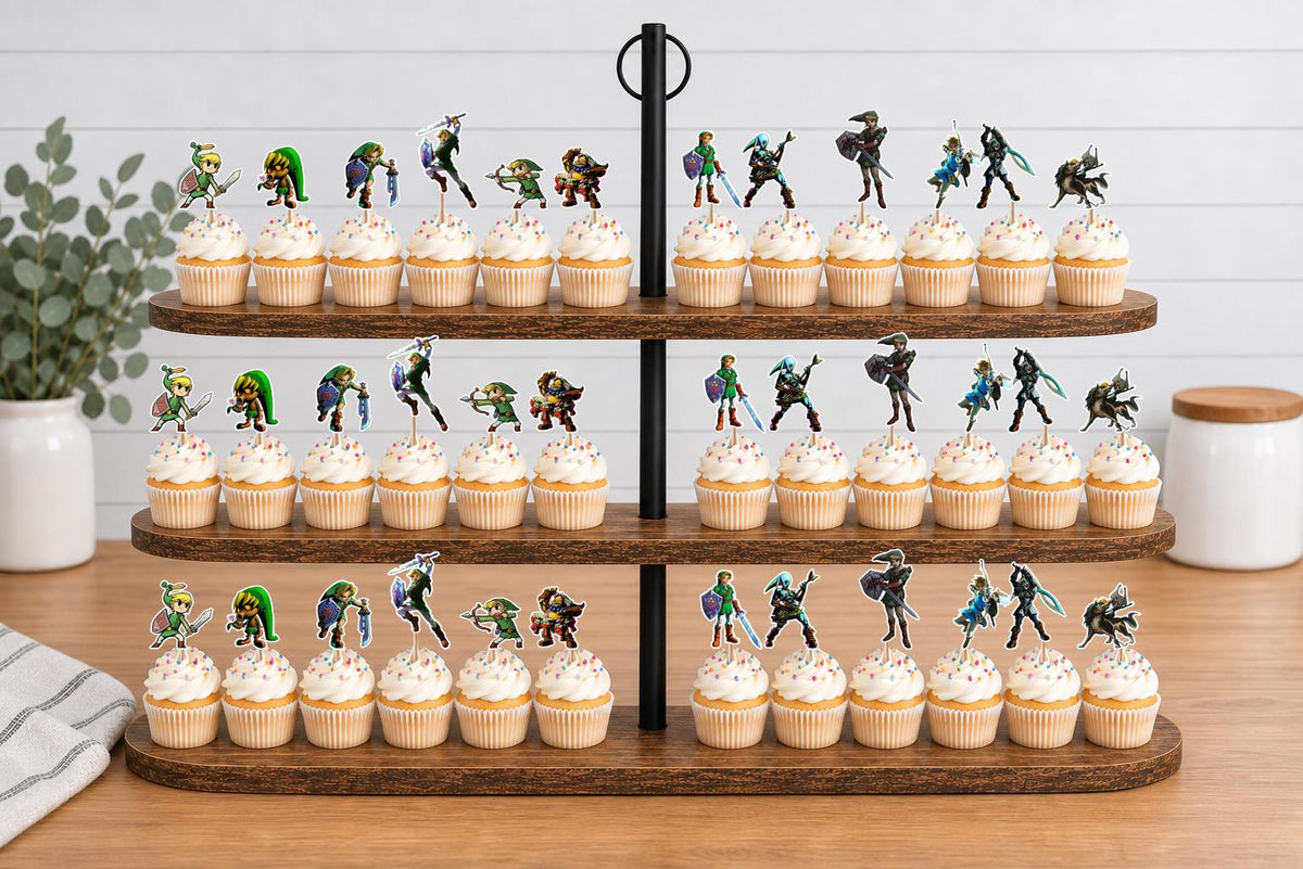 The Legend of Zelda Hero Link Cupcake Toppers 12pc, 24pc, 36pc