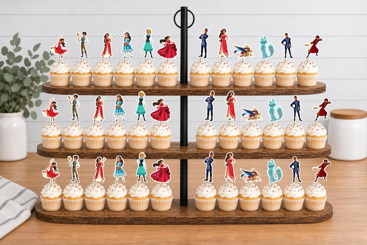 Elena of Avalor Cupcake Toppers 12pc, 24pc, 36pc