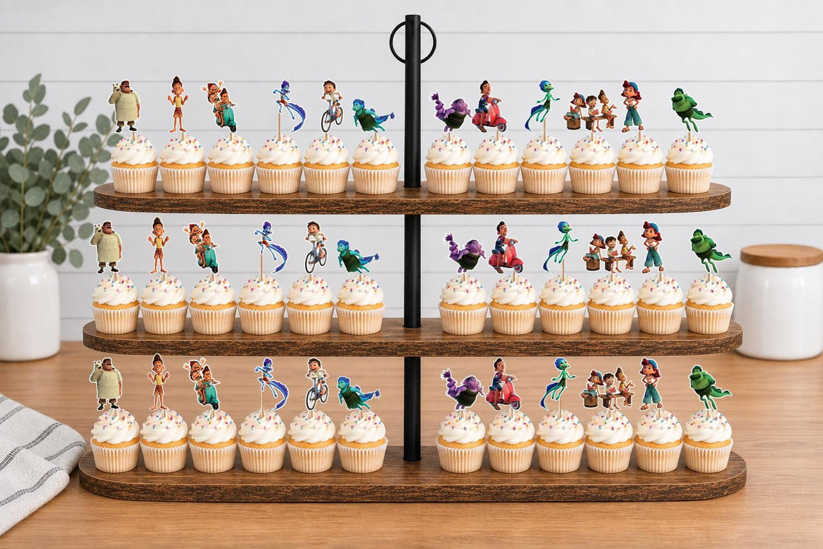 Luca Cupcake Toppers 12pc, 24pc, 36pc