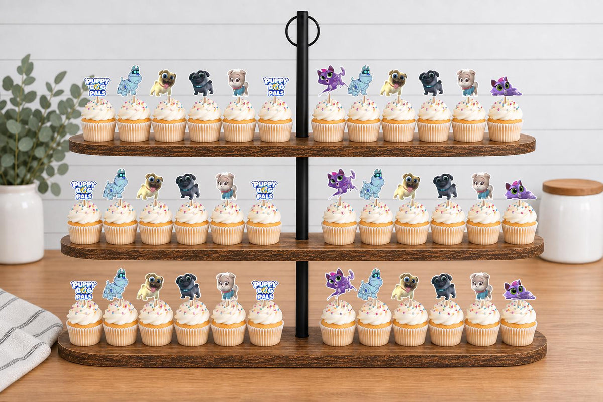 Puppy Dog Pals Cupcake Toppers 12pc, 24pc, 36pc