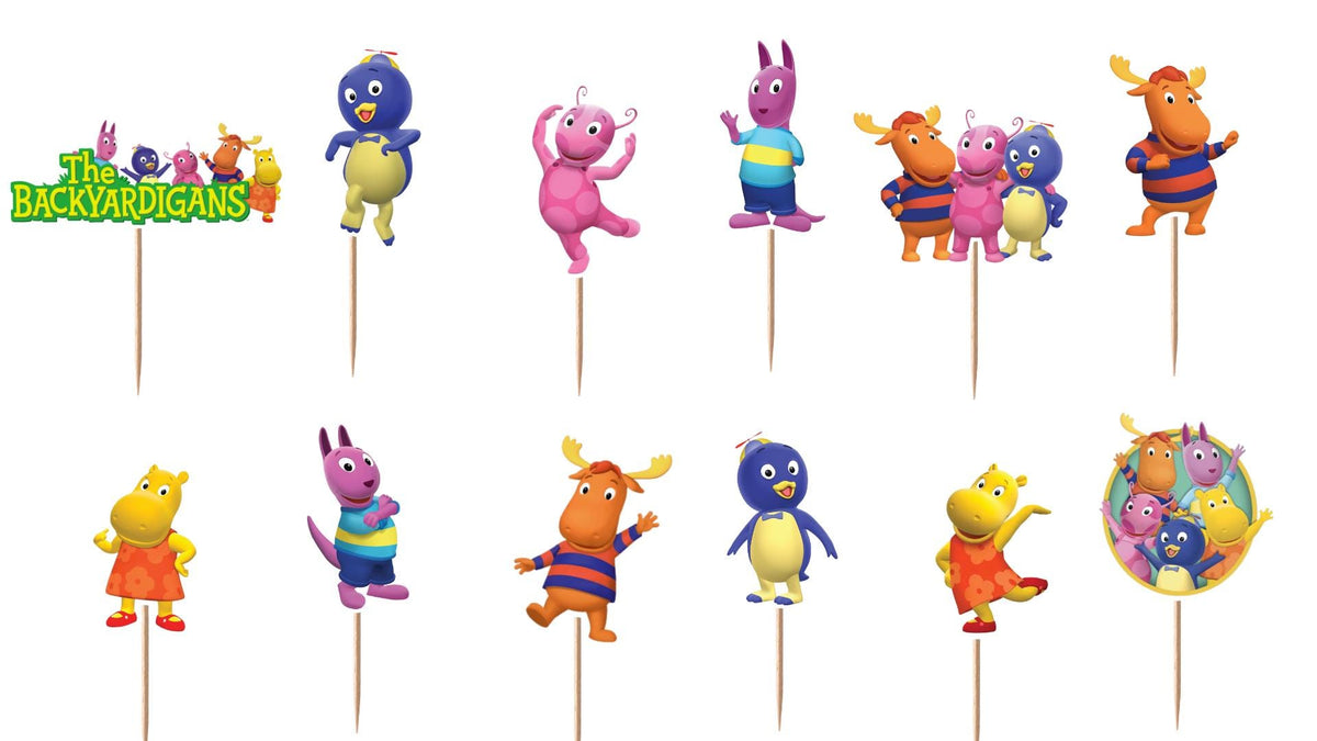 The Backyardigans Cupcake Toppers 12pc, 24pc, 36pc
