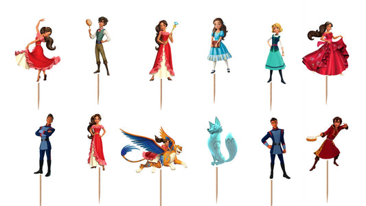 Elena of Avalor Cupcake Toppers 12pc, 24pc, 36pc