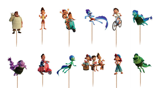 Luca Cupcake Toppers 12pc, 24pc, 36pc