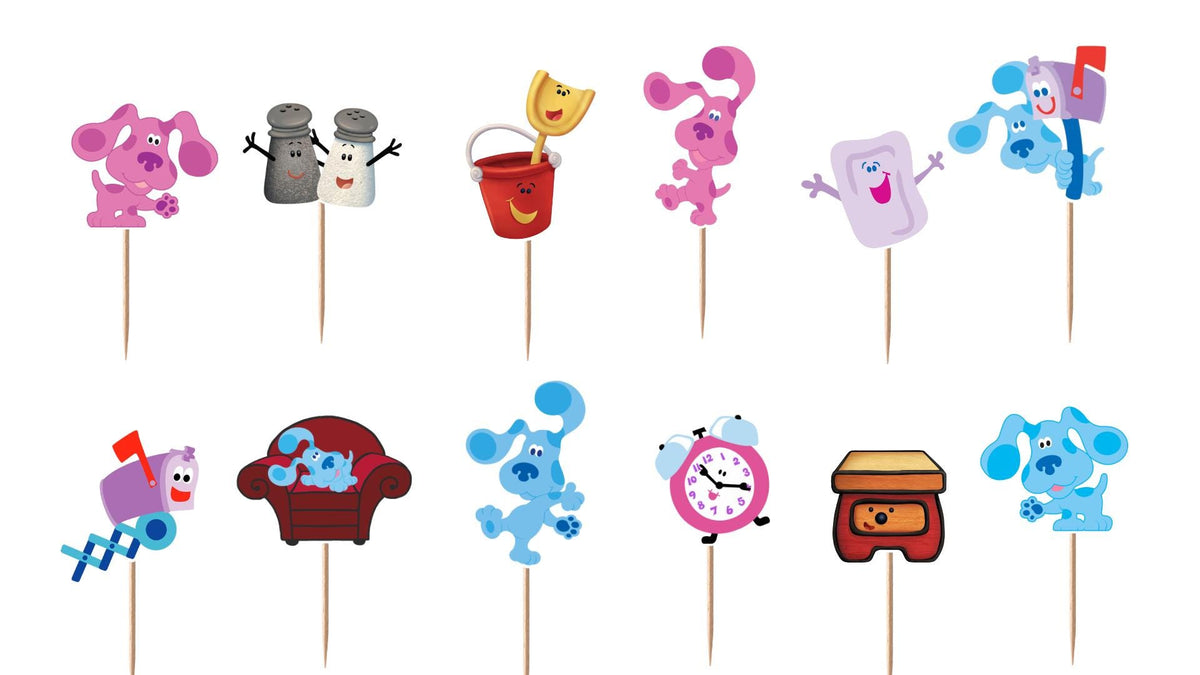 Blues Clues Cupcake Toppers 12pc, 24pc, 36pc