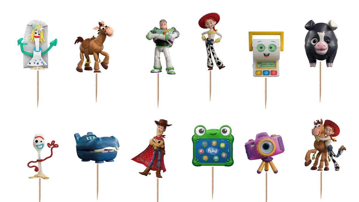 Toy Story 5 Cupcake Toppers 12pc, 24pc, 36pc