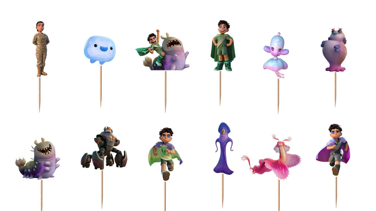 Elio Cupcake Toppers 12pc, 24pc, 36pc