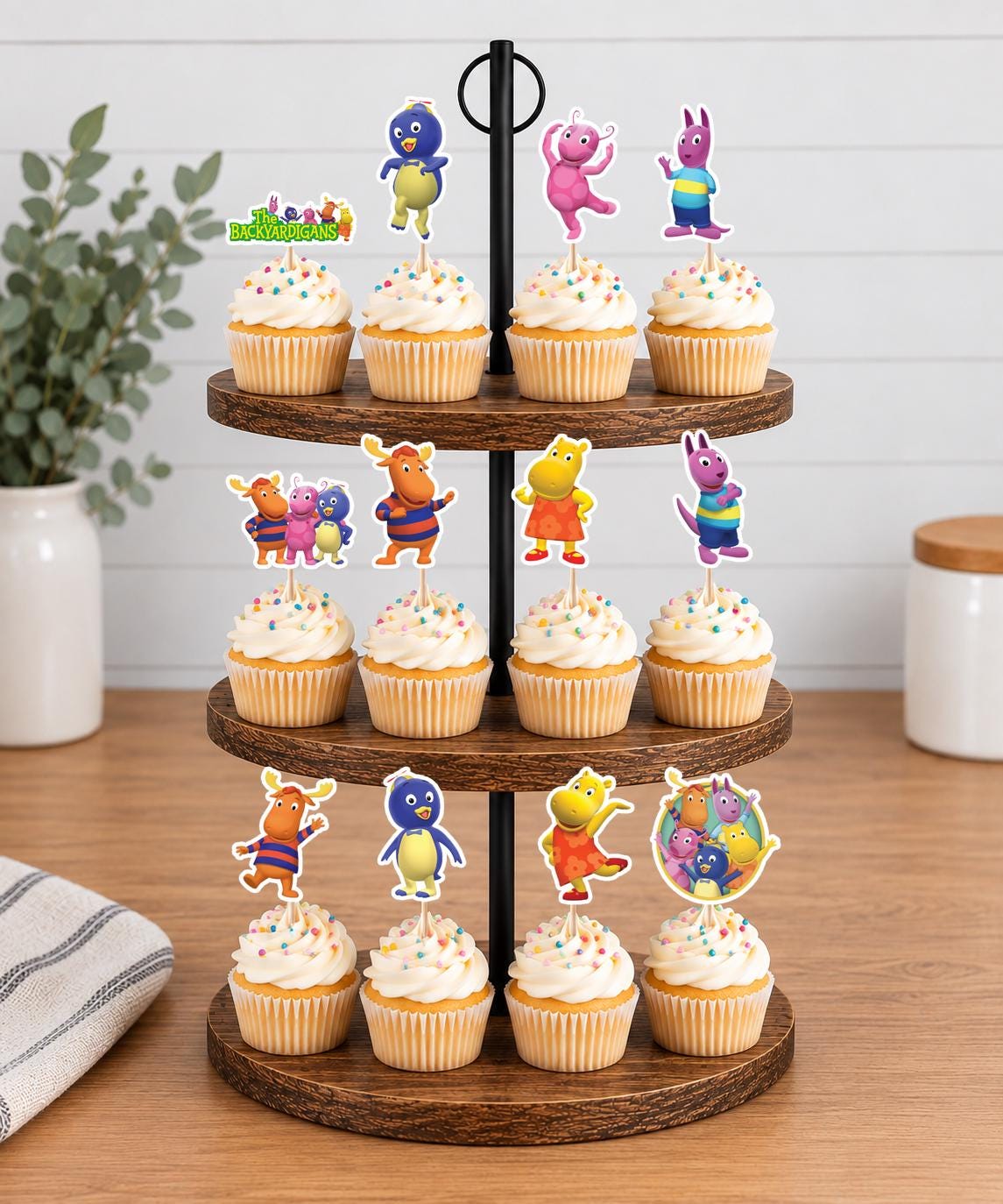 The Backyardigans Cupcake Toppers 12pc, 24pc, 36pc