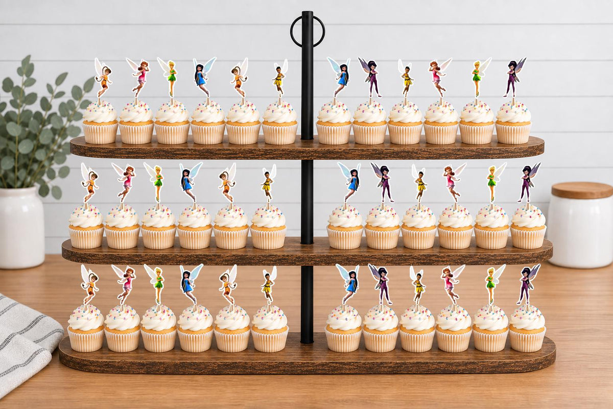 Tinker Bell Cupcake Toppers 12pc, 24pc, 36pc