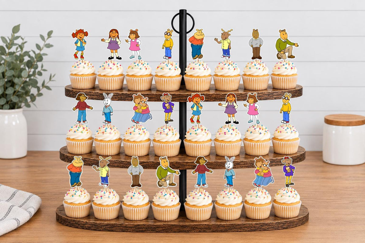 Arthur Cupcake Toppers 12pc, 24pc, 36pc