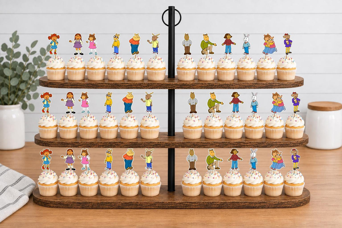 Arthur Cupcake Toppers 12pc, 24pc, 36pc