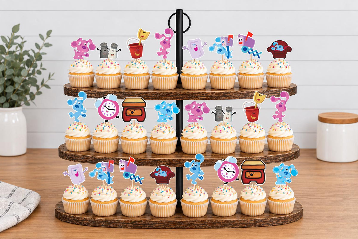 Blues Clues Cupcake Toppers 12pc, 24pc, 36pc