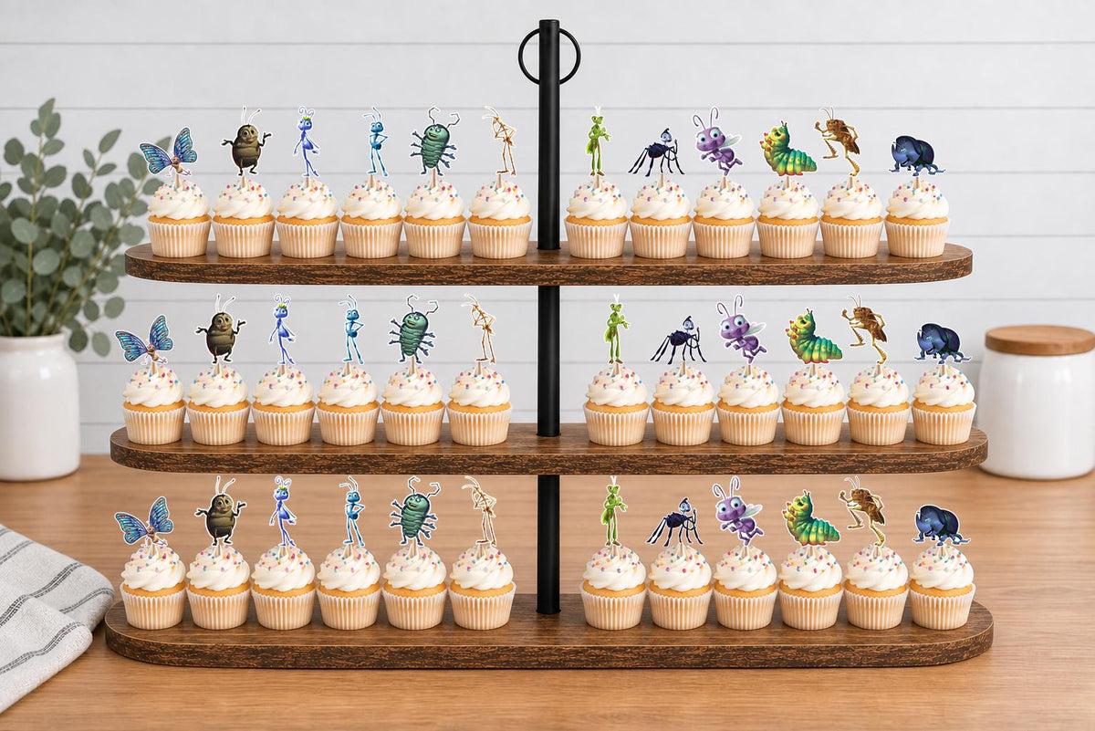 A Bugs Life Cupcake Toppers 12pc, 24pc, 36pc
