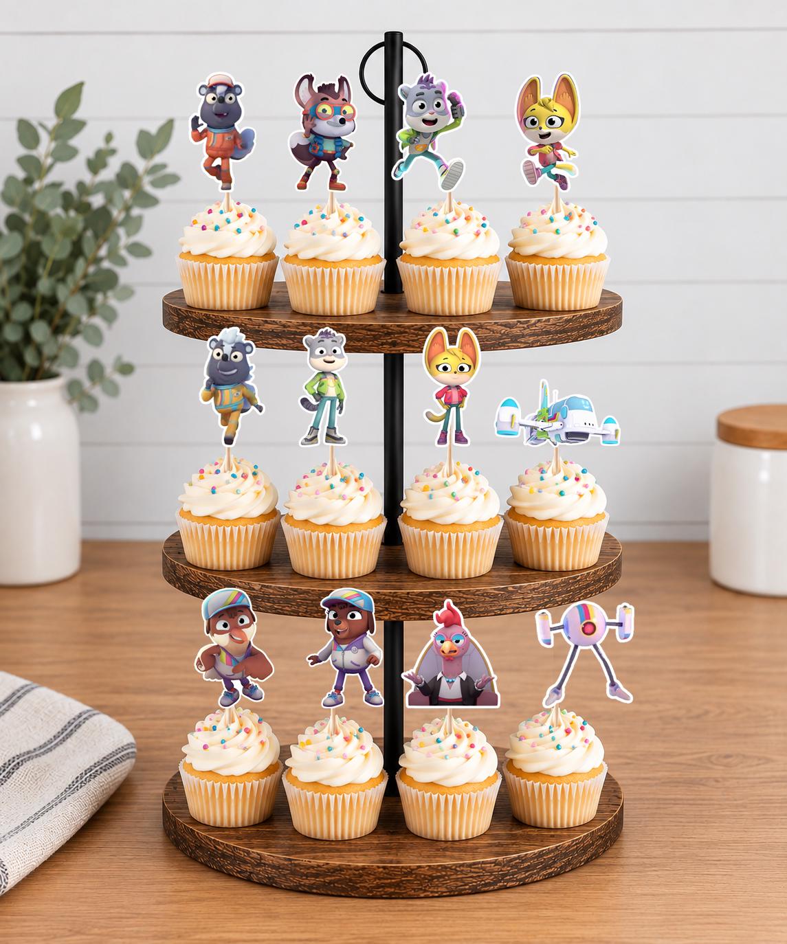 Creature Cases Cupcake Toppers 12pc, 24pc, 36pc
