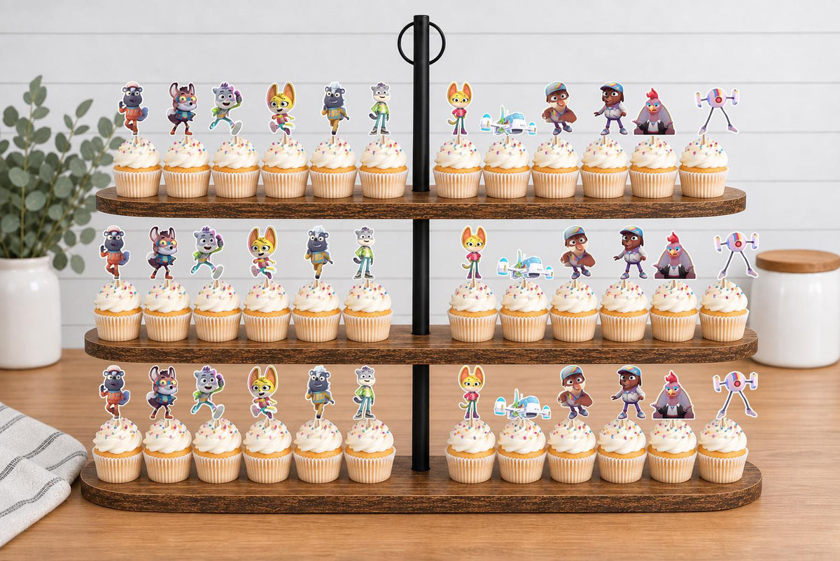 Creature Cases Cupcake Toppers 12pc, 24pc, 36pc