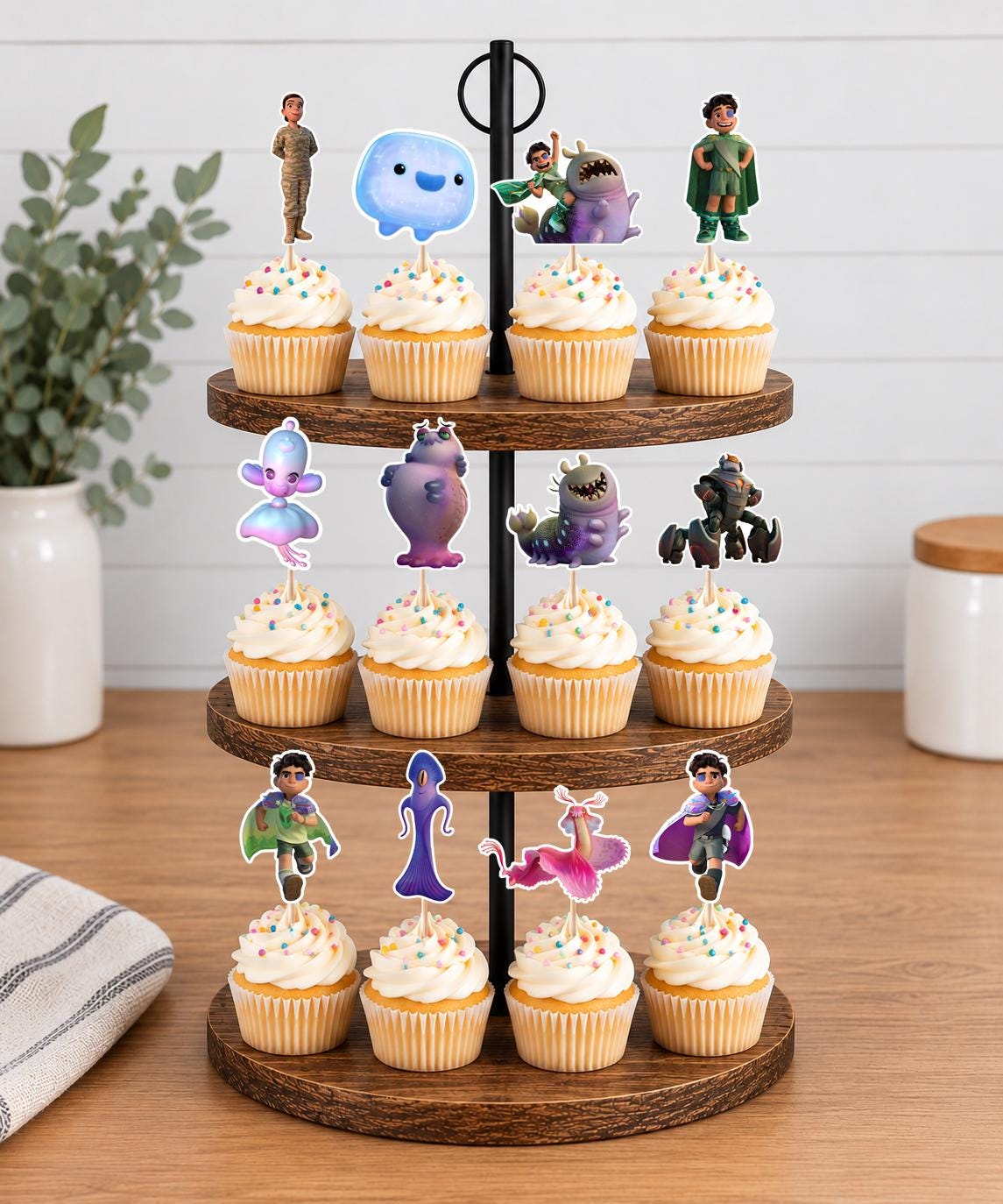 Elio Cupcake Toppers 12pc, 24pc, 36pc