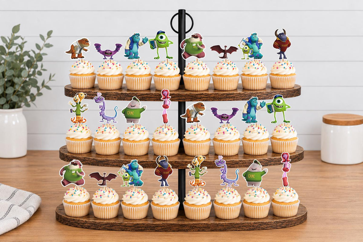 Monsters University Cupcake Toppers 12pc, 24pc, 36pc