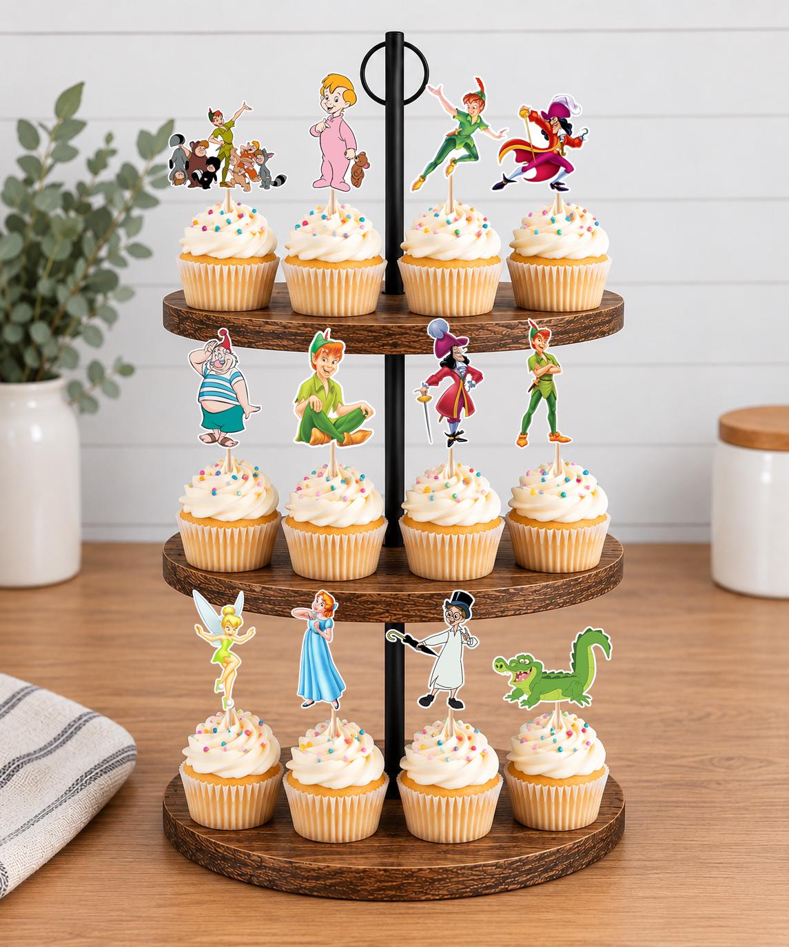 Peter Pan Cupcake Toppers 12pc, 24pc, 36pc