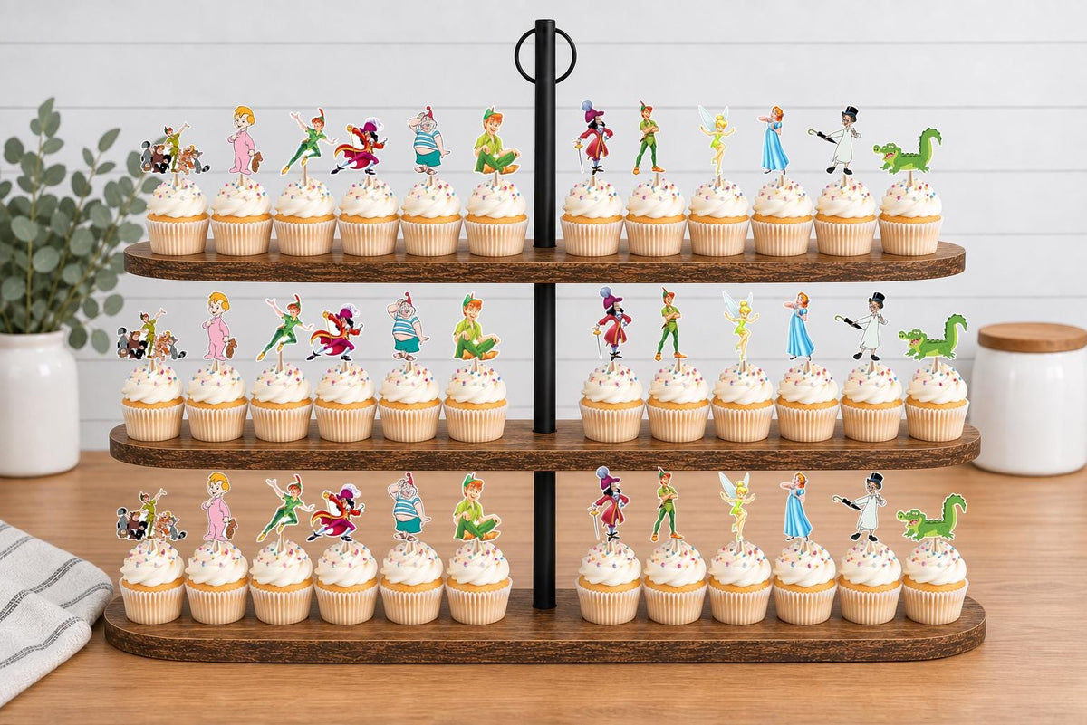 Peter Pan Cupcake Toppers 12pc, 24pc, 36pc