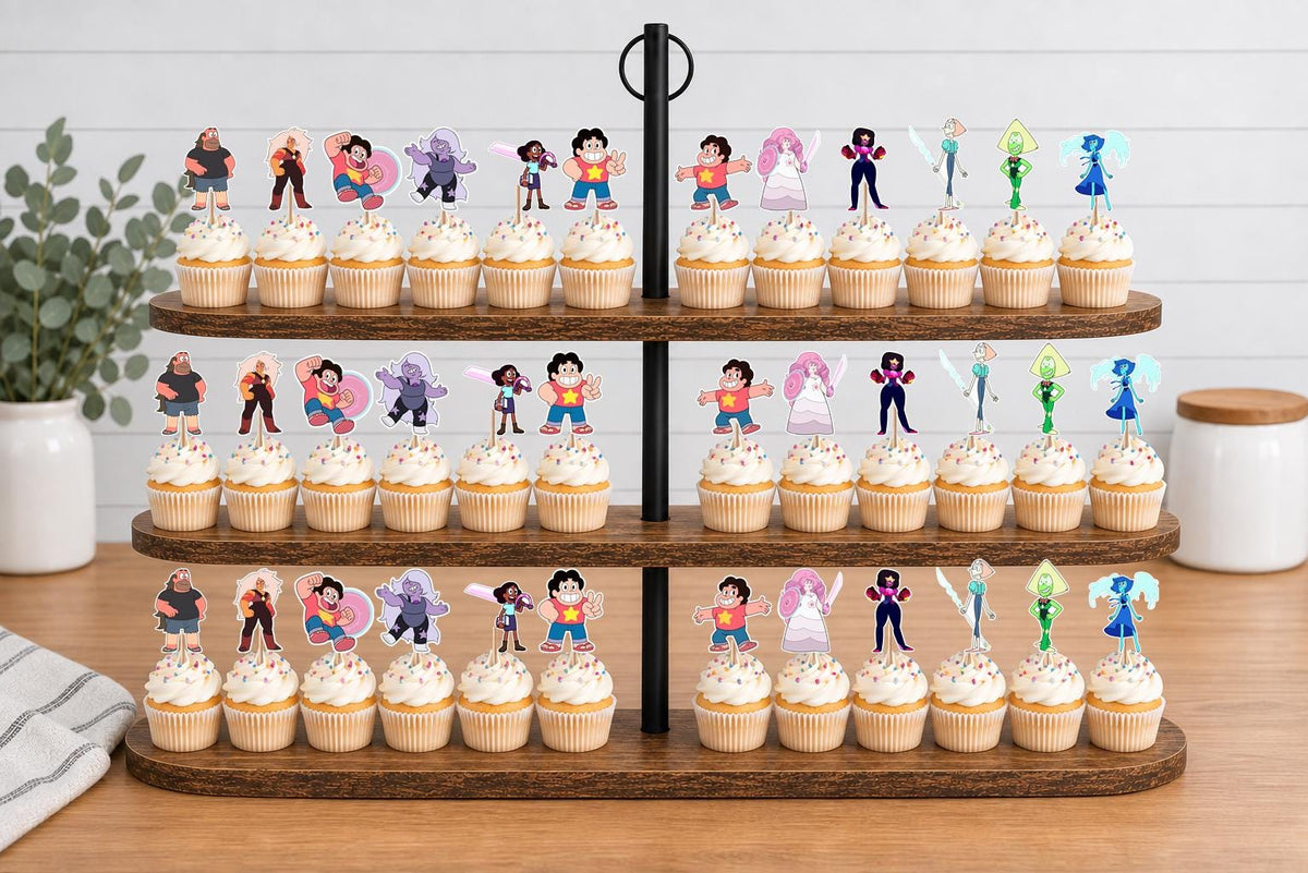 Steven Universe Cupcake Toppers 12pc, 24pc, 36pc