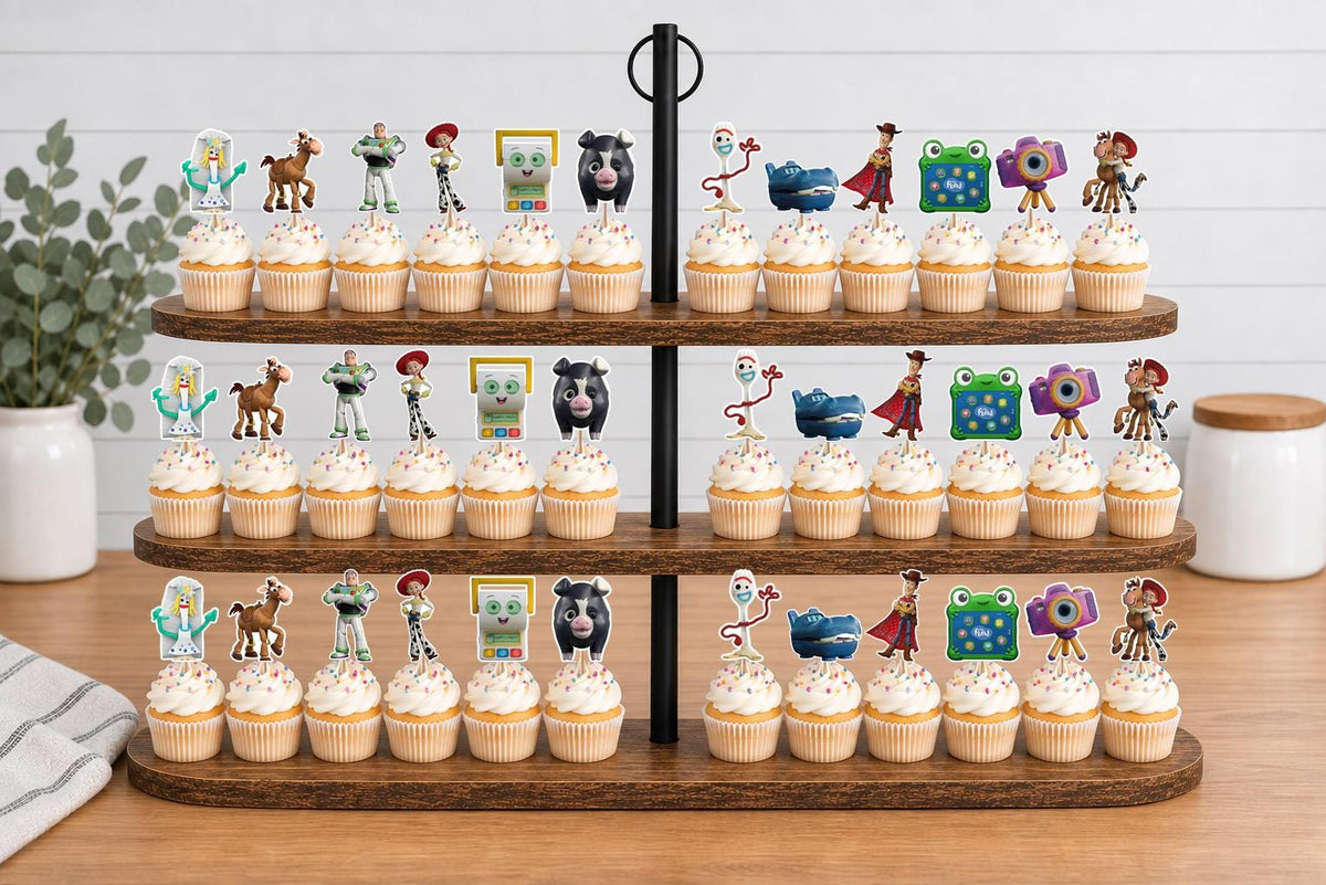 Toy Story 5 Cupcake Toppers 12pc, 24pc, 36pc