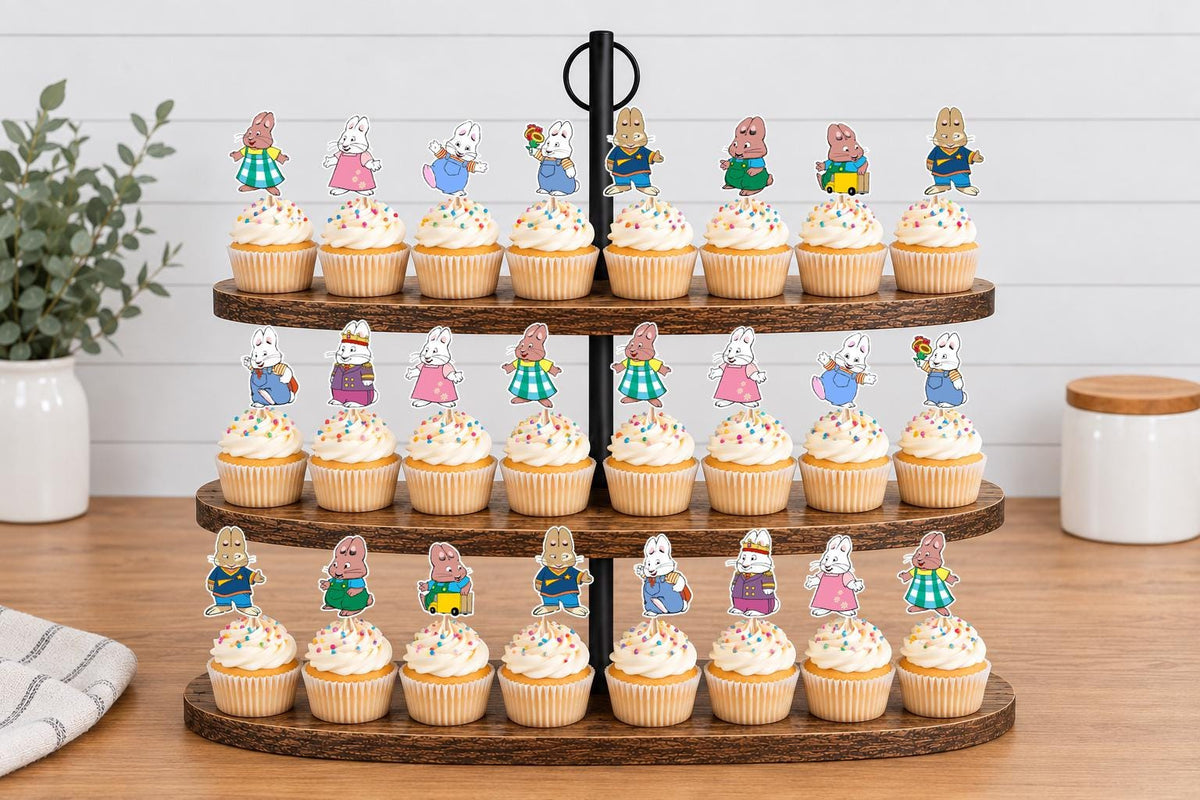 Max and Ruby Cupcake Toppers 12pc, 24pc, 36pc
