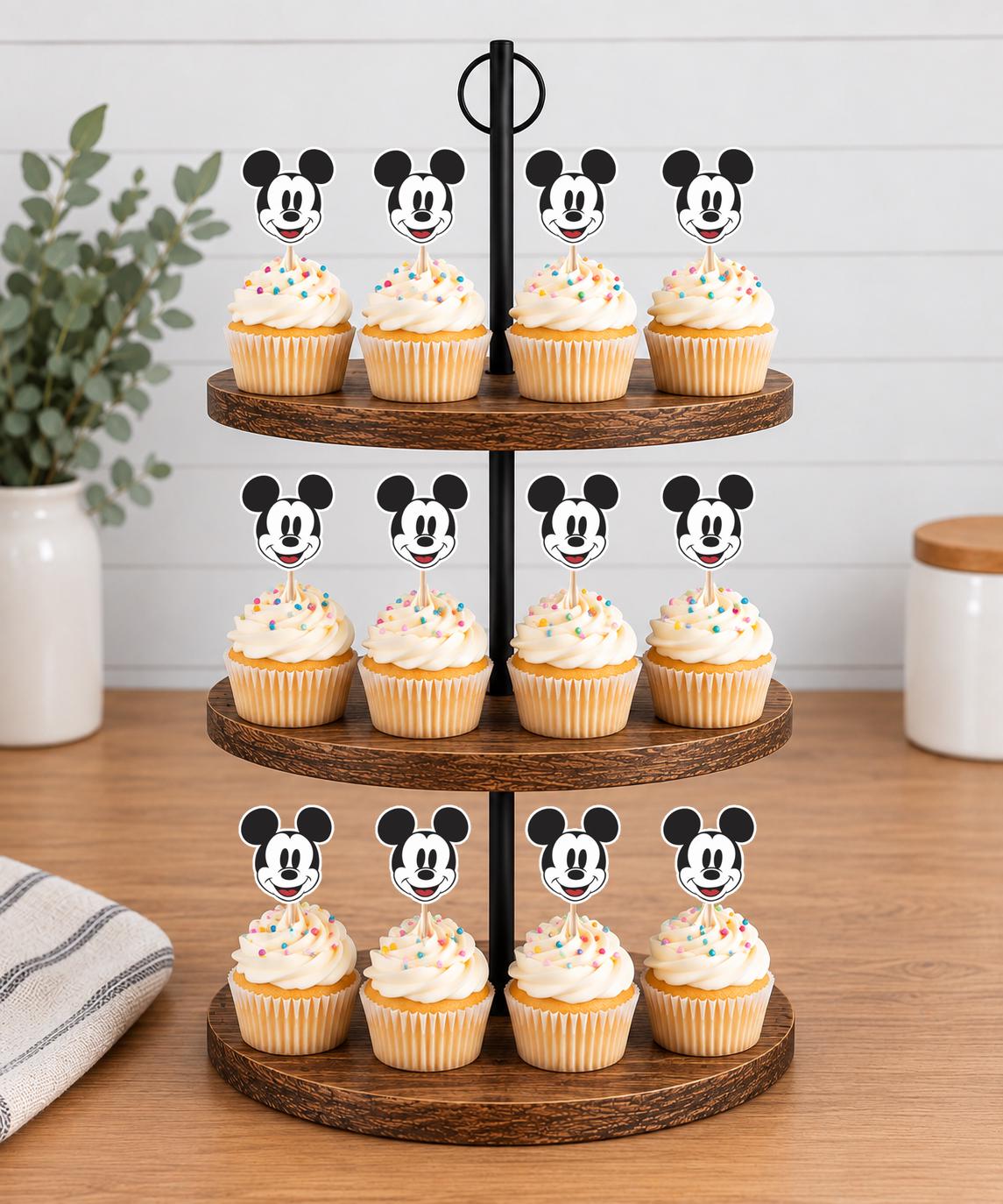 Classic Mickey Cupcake Toppers 12pc, 24pc, 36pc