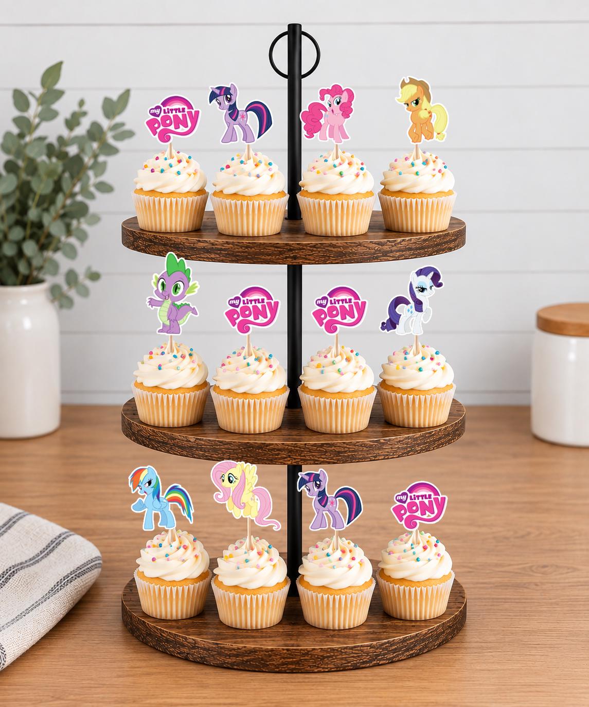 My Little Pony Cupcake Toppers 12pc, 24pc, 36pc
