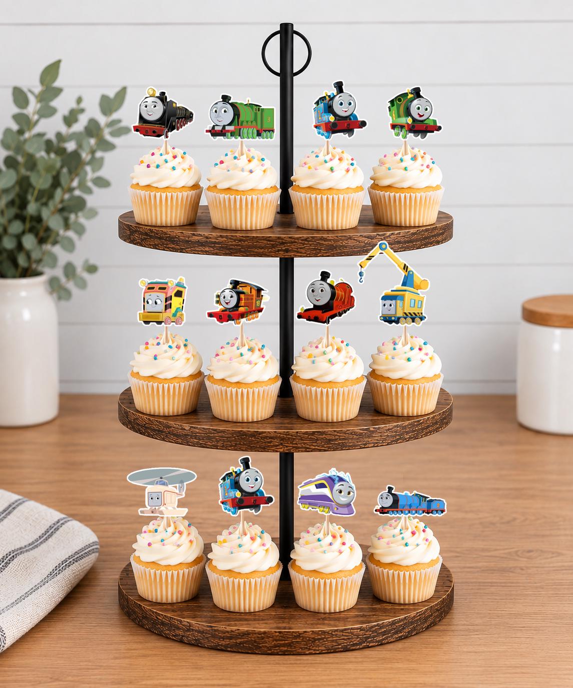 Thomas the Train Cupcake Toppers 12pc, 24pc, 36pc