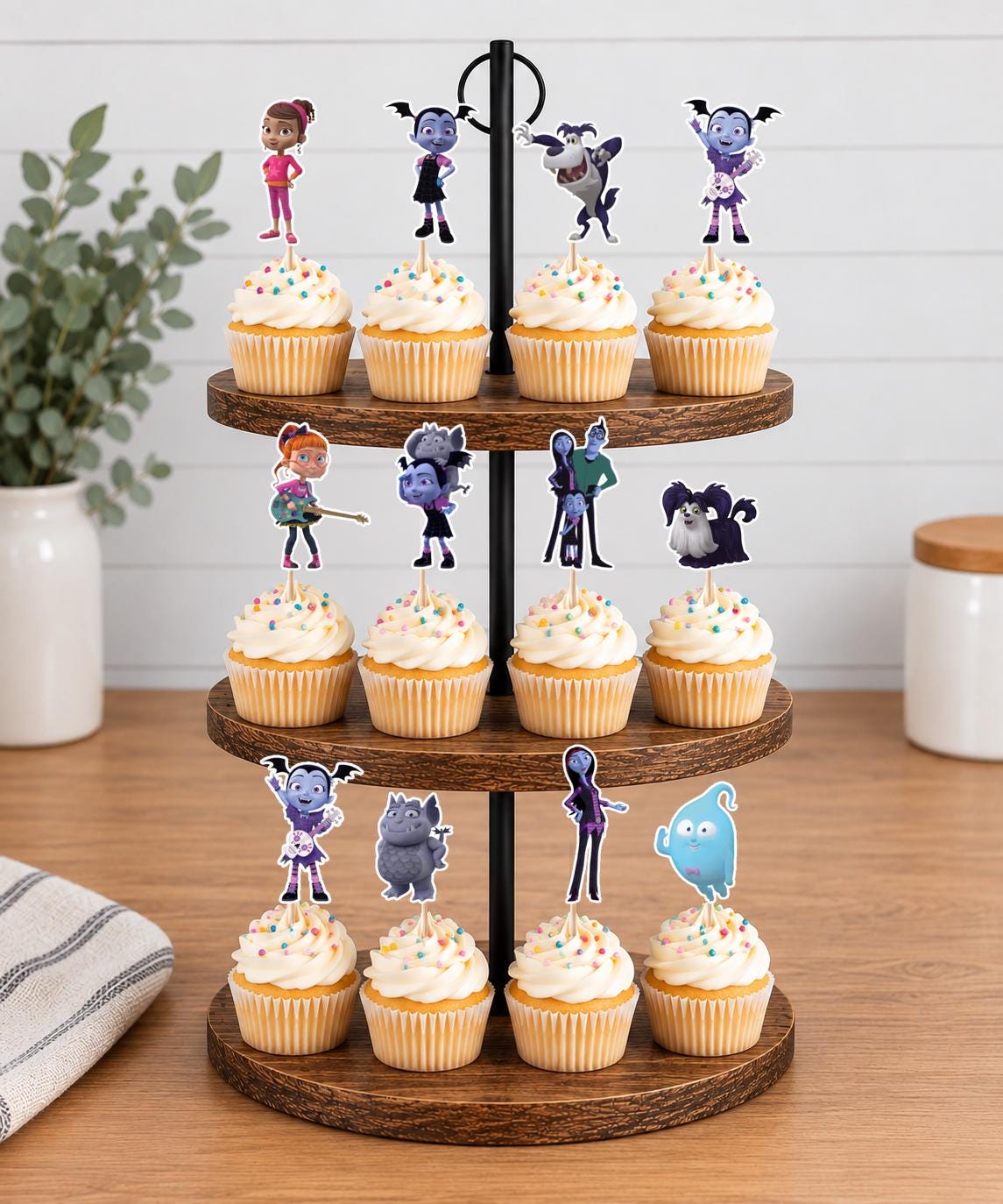 Vampirina Cupcake Toppers 12pc, 24pc, 36pc