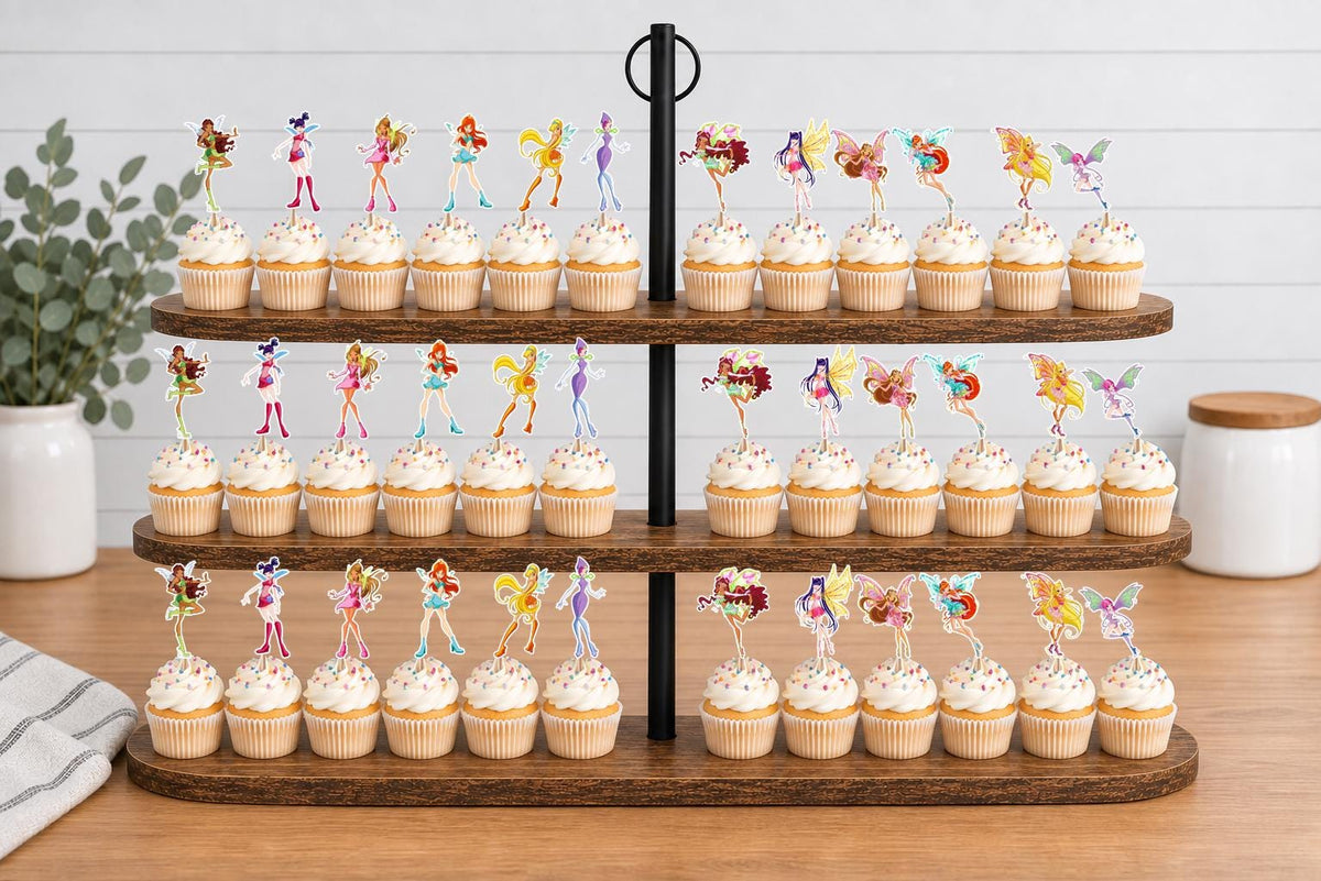 Winx Club Cupcake Toppers 12pc, 24pc, 36pc