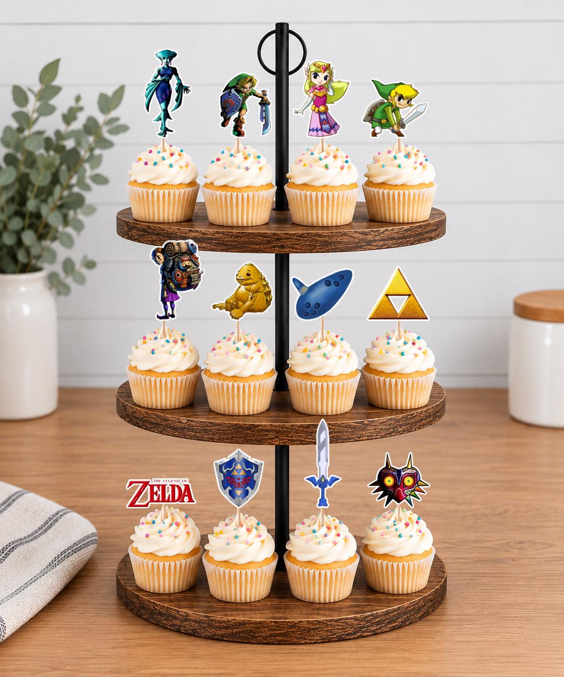 The Legend of Zelda Cupcake Toppers 12pc, 24pc, 36pc