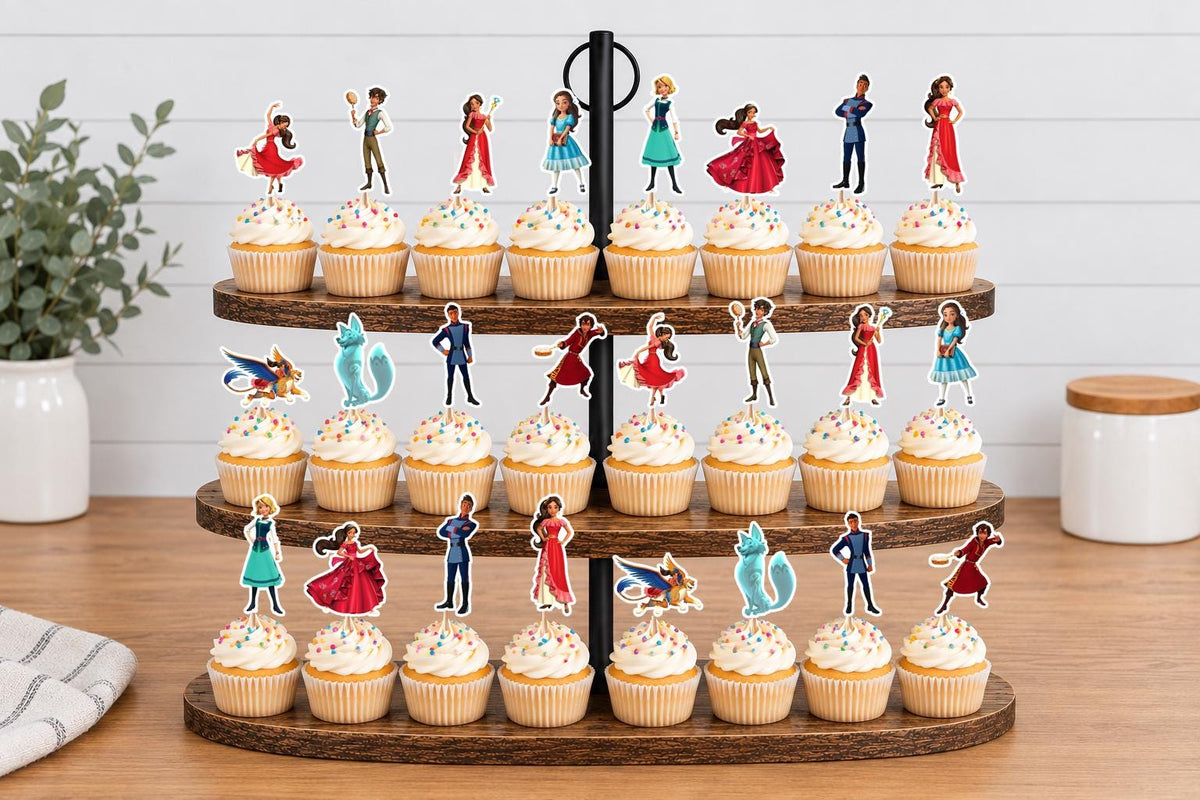 Elena of Avalor Cupcake Toppers 12pc, 24pc, 36pc