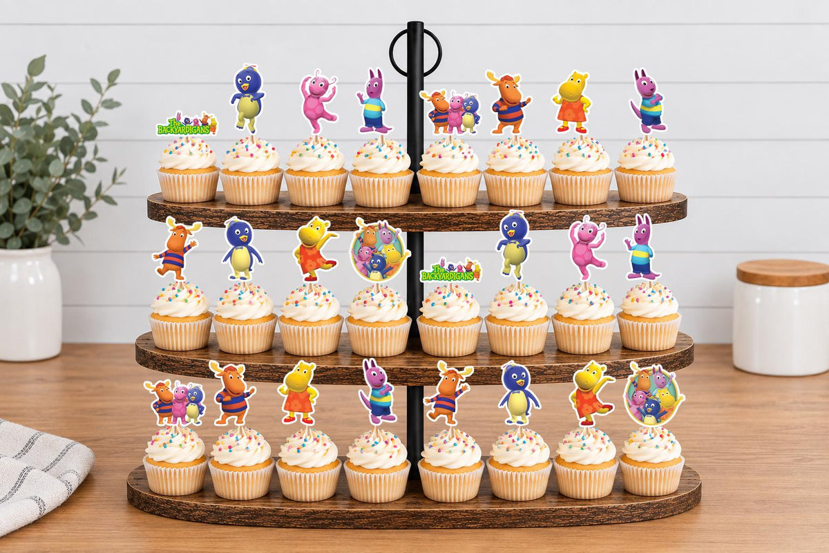 The Backyardigans Cupcake Toppers 12pc, 24pc, 36pc