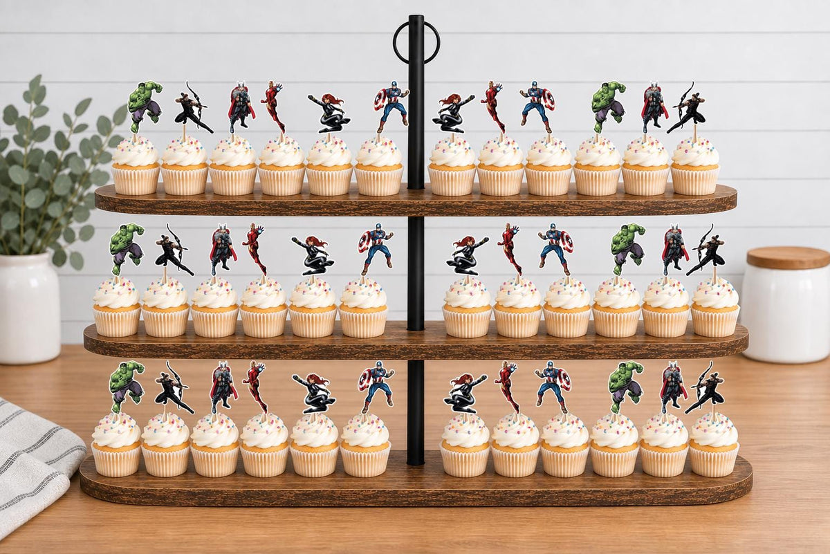 Avengers Cupcake Toppers 12pc, 24pc, 36pc