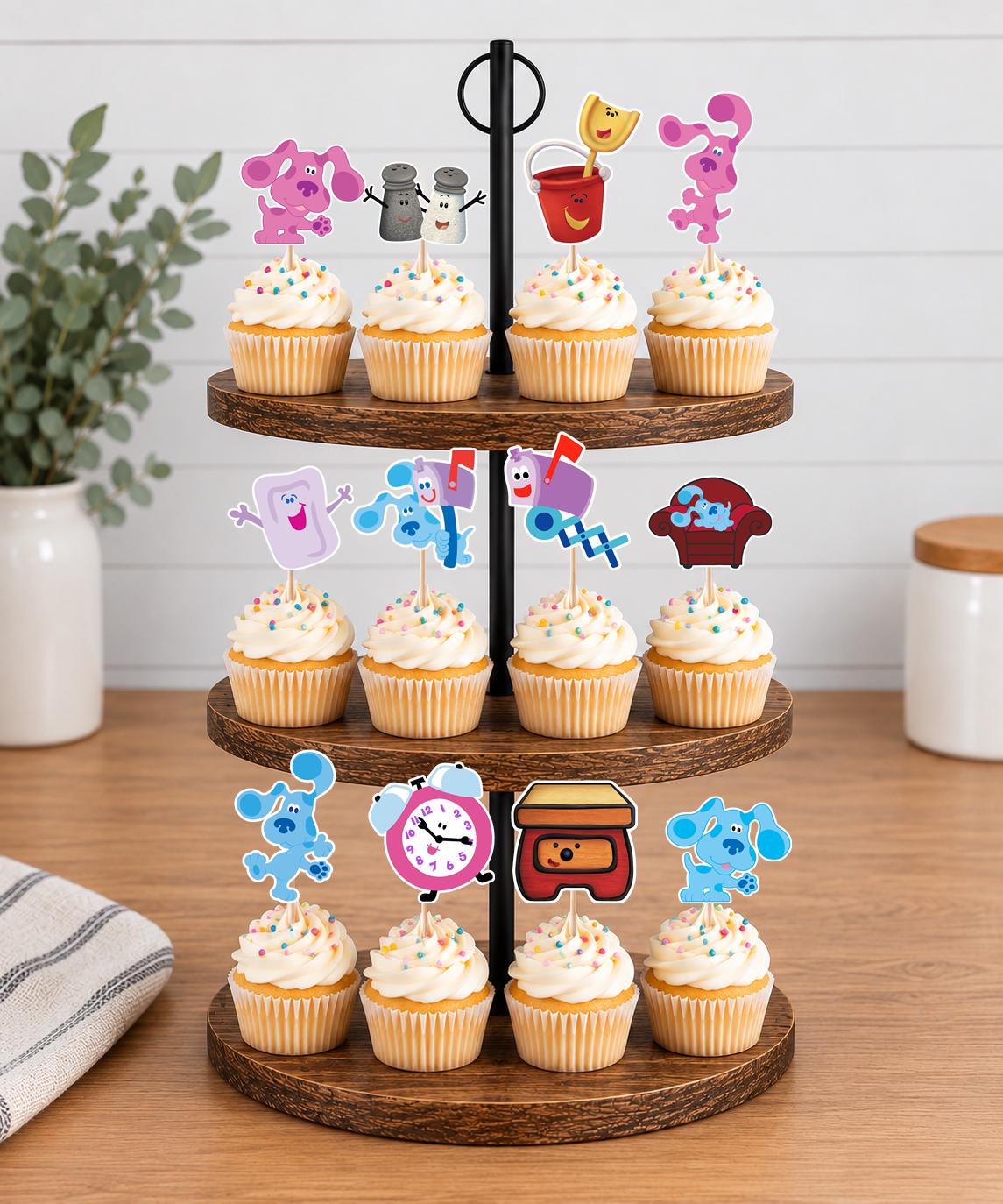 Blues Clues Cupcake Toppers 12pc, 24pc, 36pc