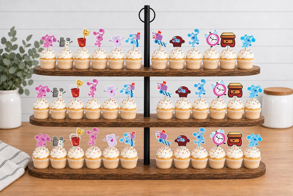 Blues Clues Cupcake Toppers 12pc, 24pc, 36pc