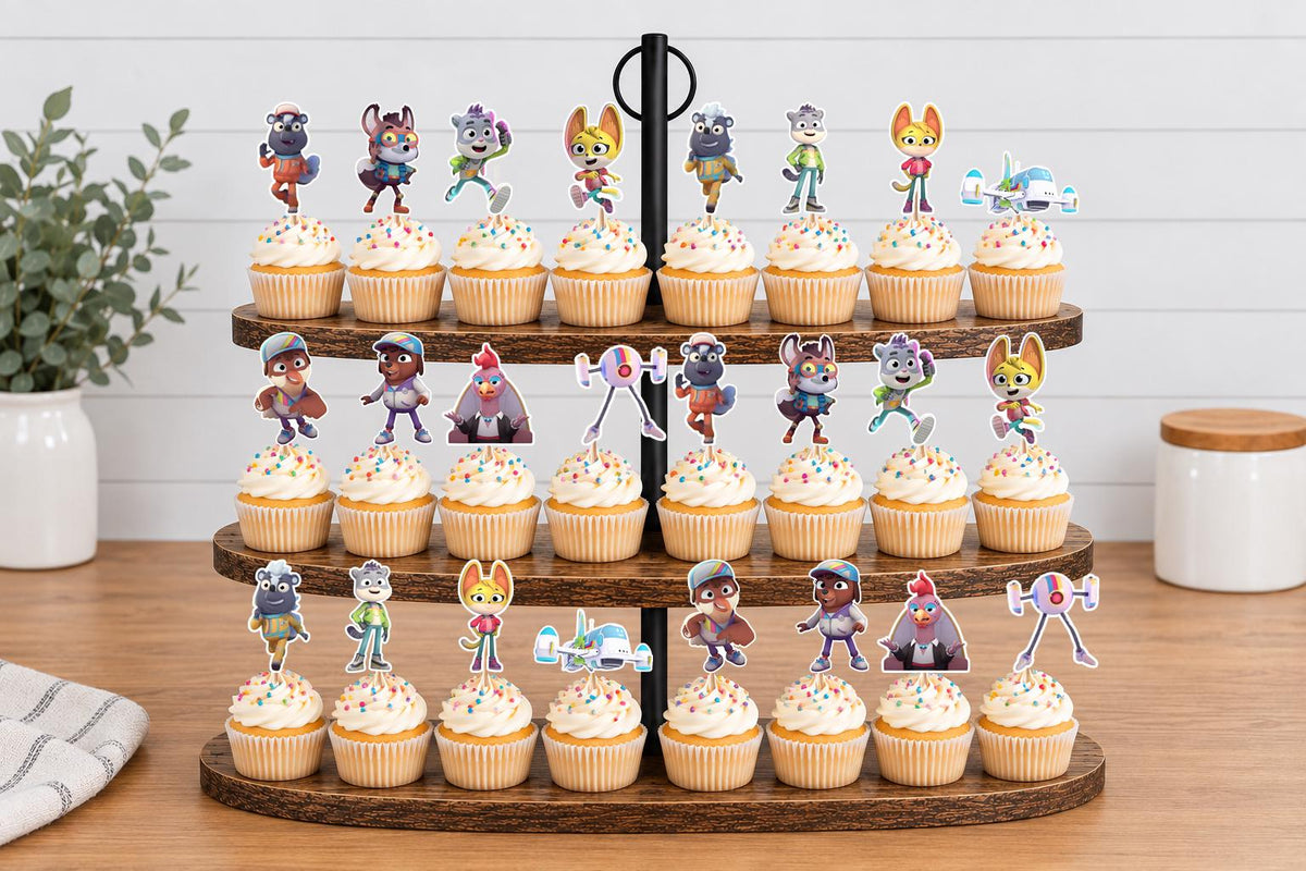 Creature Cases Cupcake Toppers 12pc, 24pc, 36pc