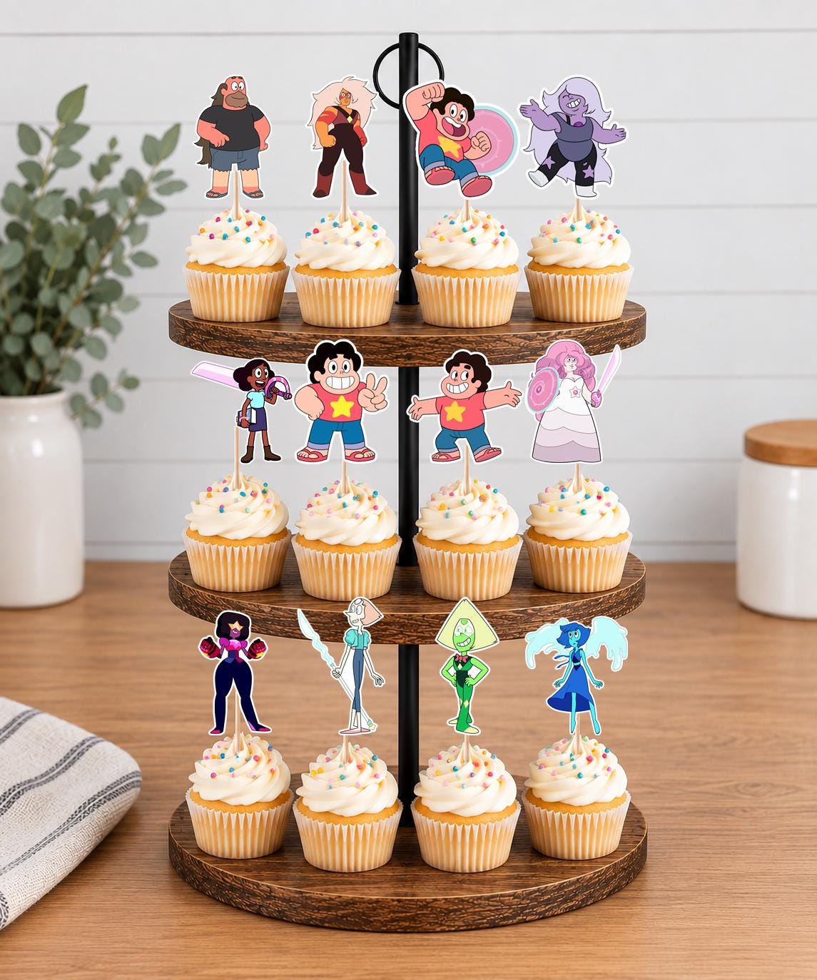 Steven Universe Cupcake Toppers 12pc, 24pc, 36pc