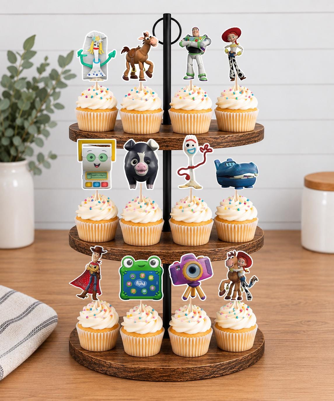 Toy Story 5 Cupcake Toppers 12pc, 24pc, 36pc