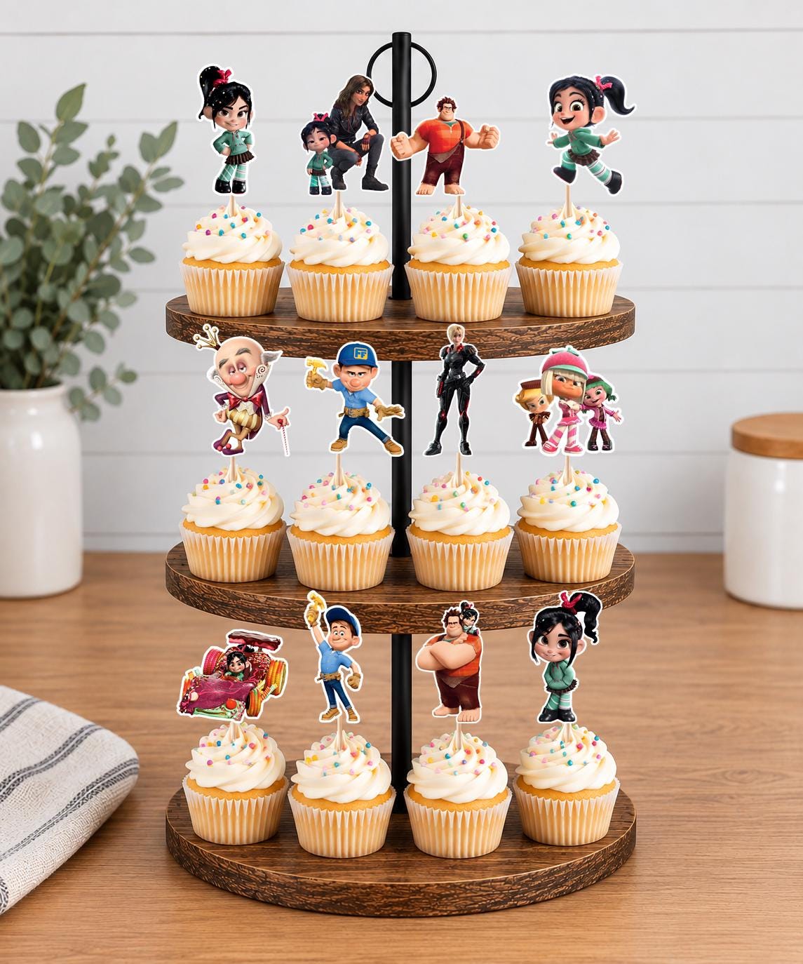 Wreck-It Ralph Cupcake Toppers 12pc, 24pc, 36pc