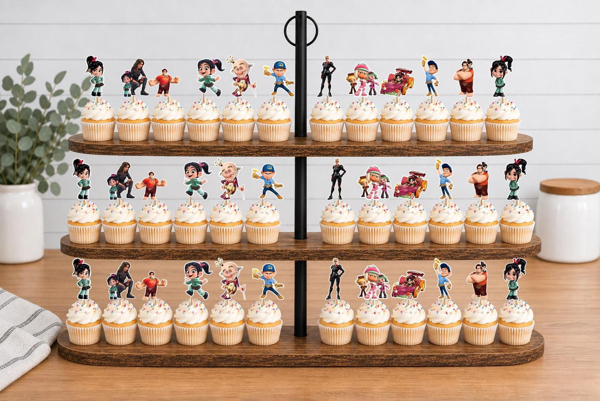 Wreck-It Ralph Cupcake Toppers 12pc, 24pc, 36pc