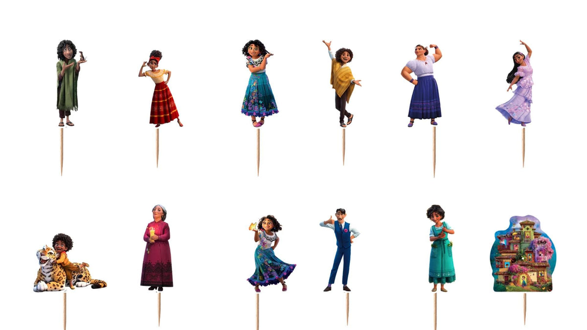 Encanto Cupcake Toppers 12pc, 24pc, 36pc