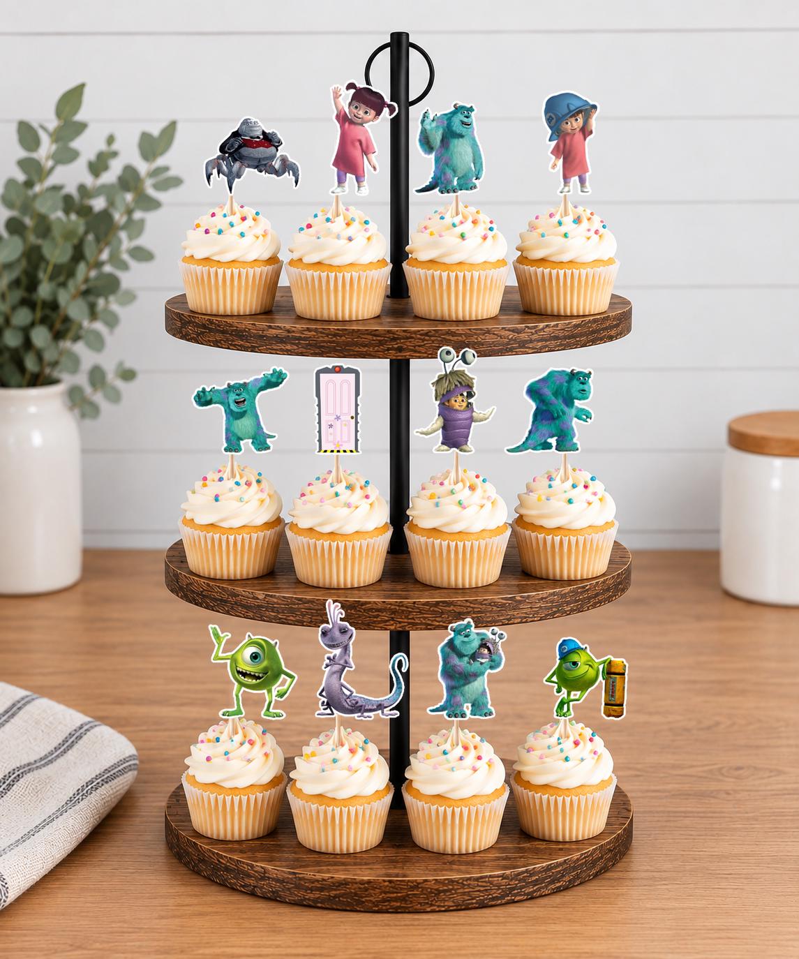 Monsters Inc Cupcake Toppers 12pc, 24pc, 36pc