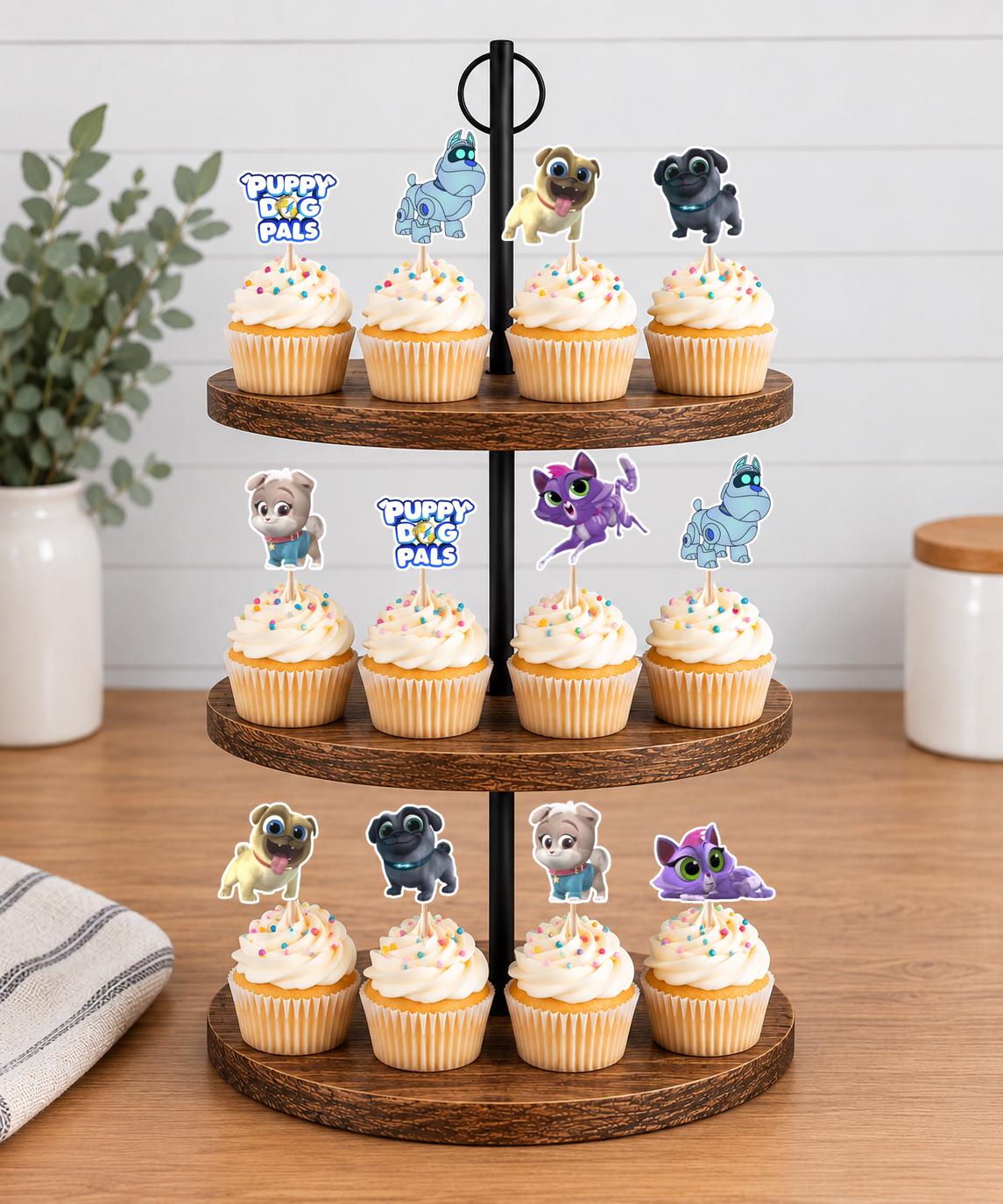 Puppy Dog Pals Cupcake Toppers 12pc, 24pc, 36pc