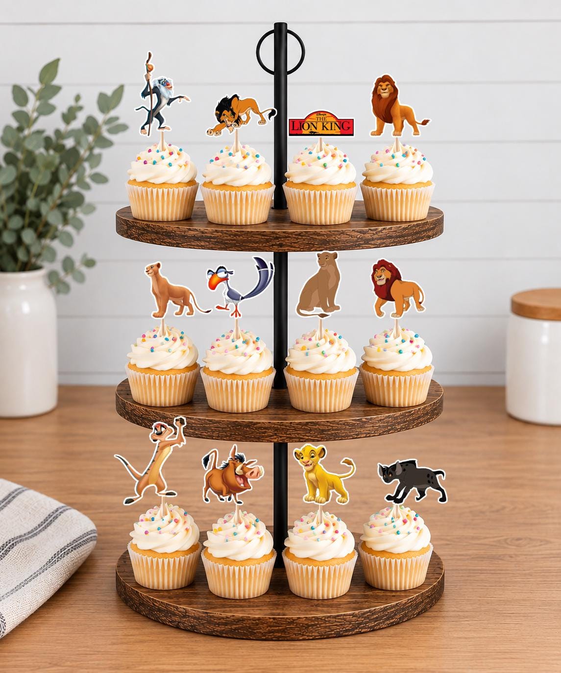 The Lion King Cupcake Toppers 12pc, 24pc, 36pc