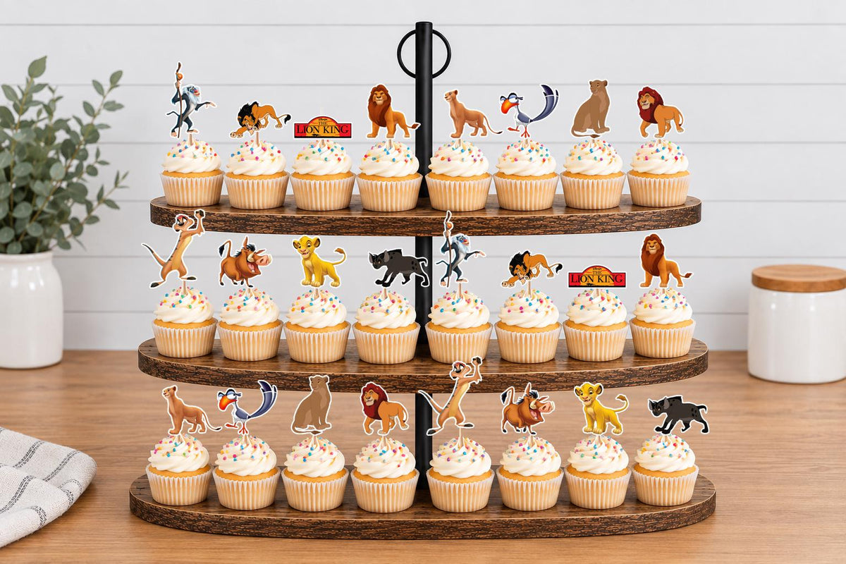 The Lion King Cupcake Toppers 12pc, 24pc, 36pc