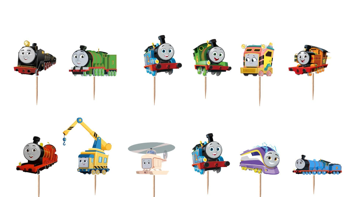 Thomas the Train Cupcake Toppers 12pc, 24pc, 36pc