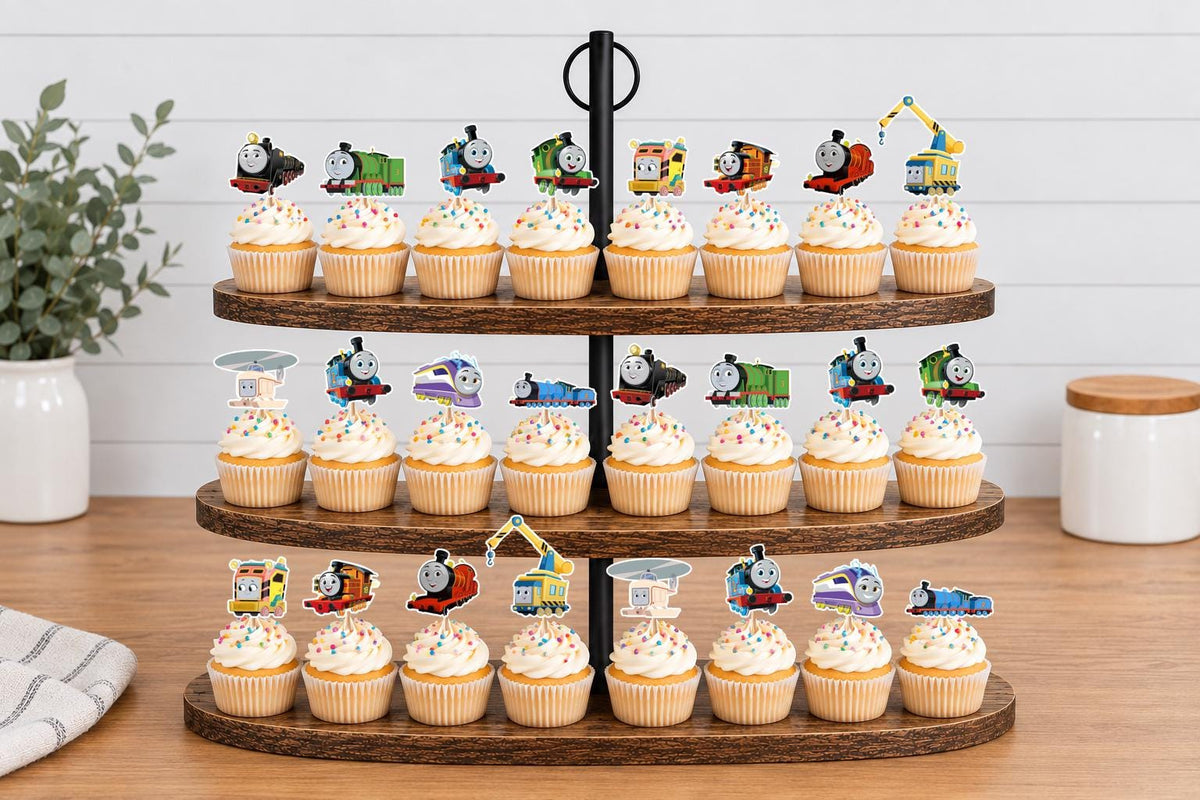 Thomas the Train Cupcake Toppers 12pc, 24pc, 36pc