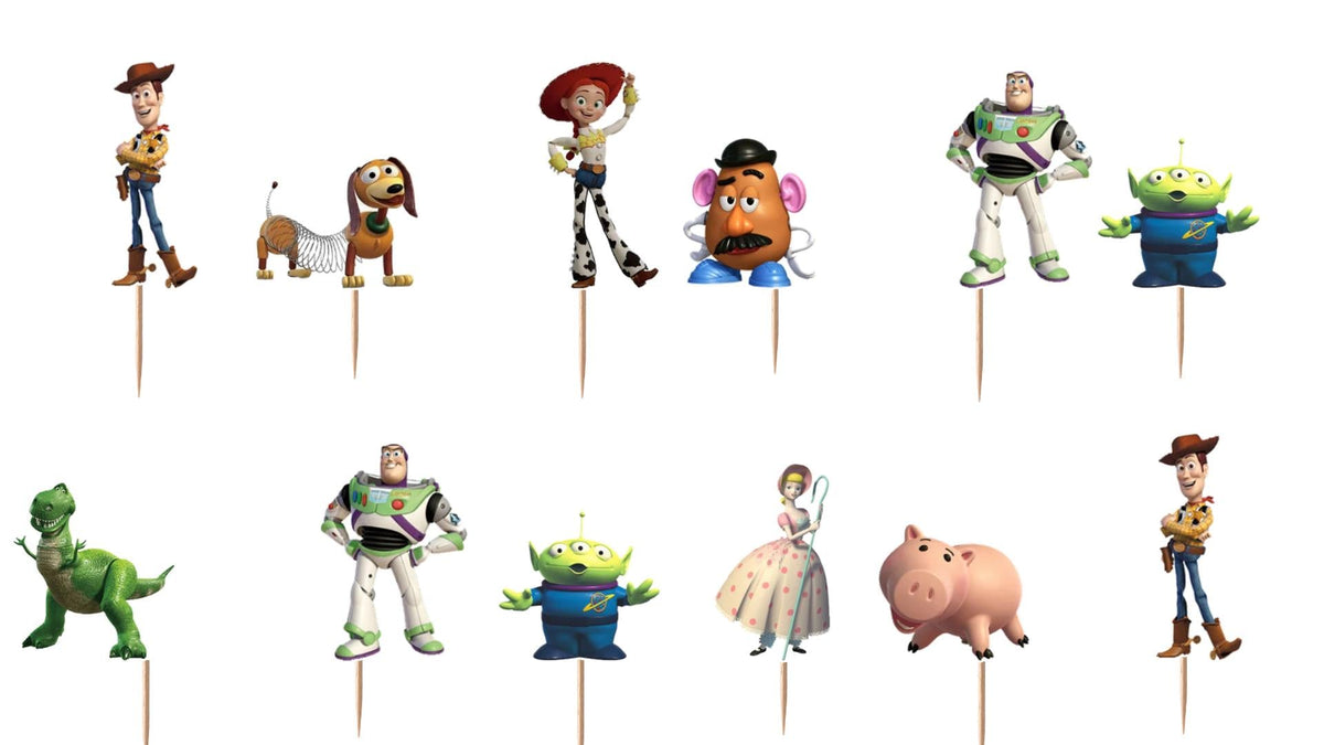 Toy Story Cupcake Toppers 12pc, 24pc, 36pc